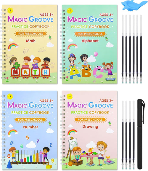 Magic Practice Copybook (4 Books with Pens)