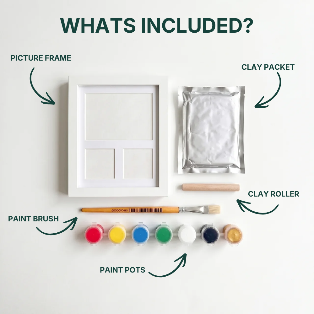 DIY Paw Print Keepsake Frame Kit