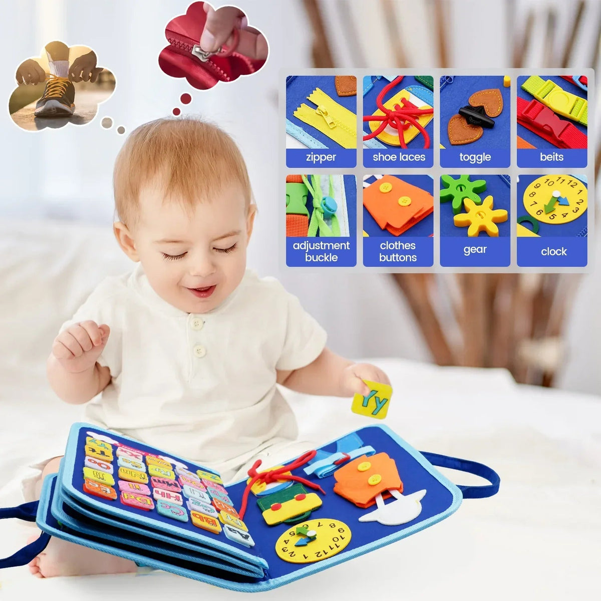 Blipza™ Montessori Busy Board