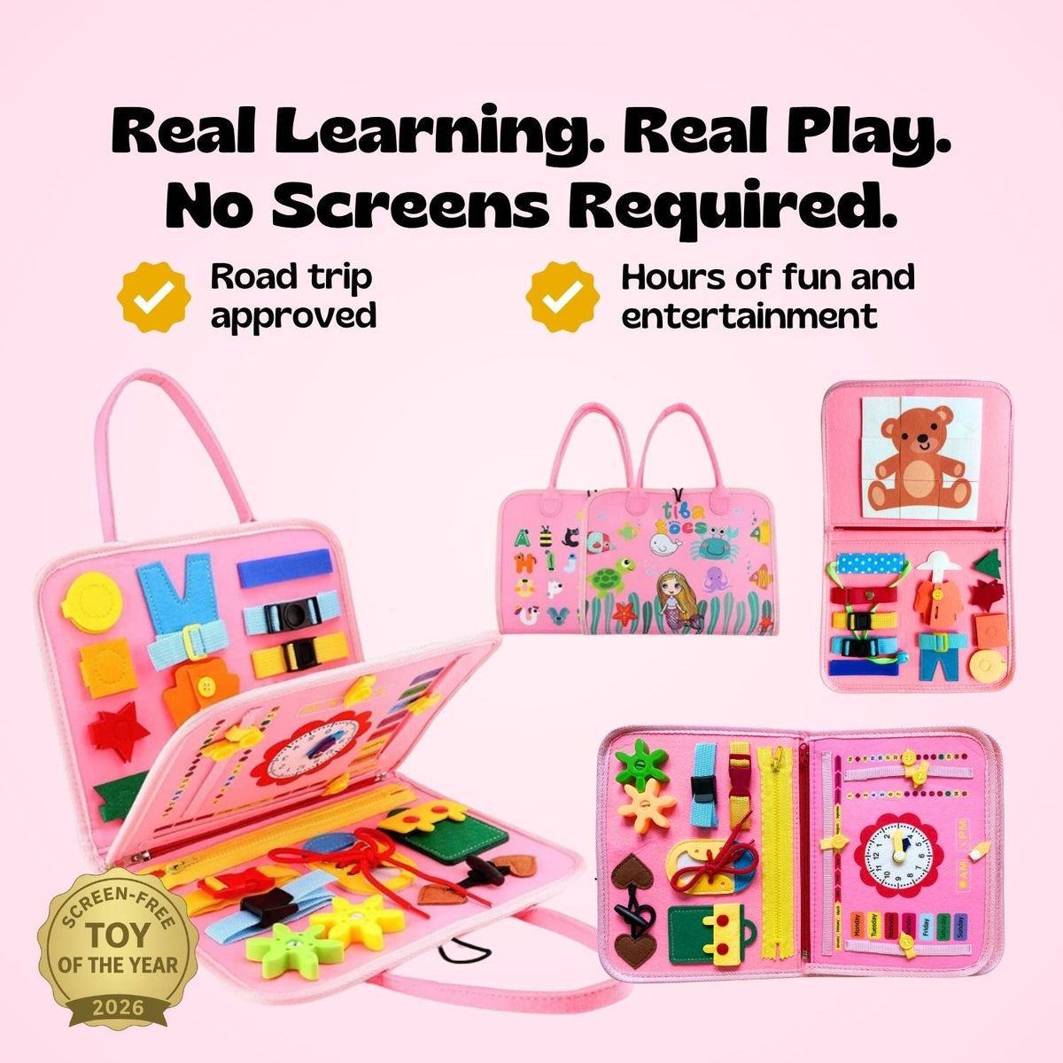 Blipza™ Montessori Busy Board