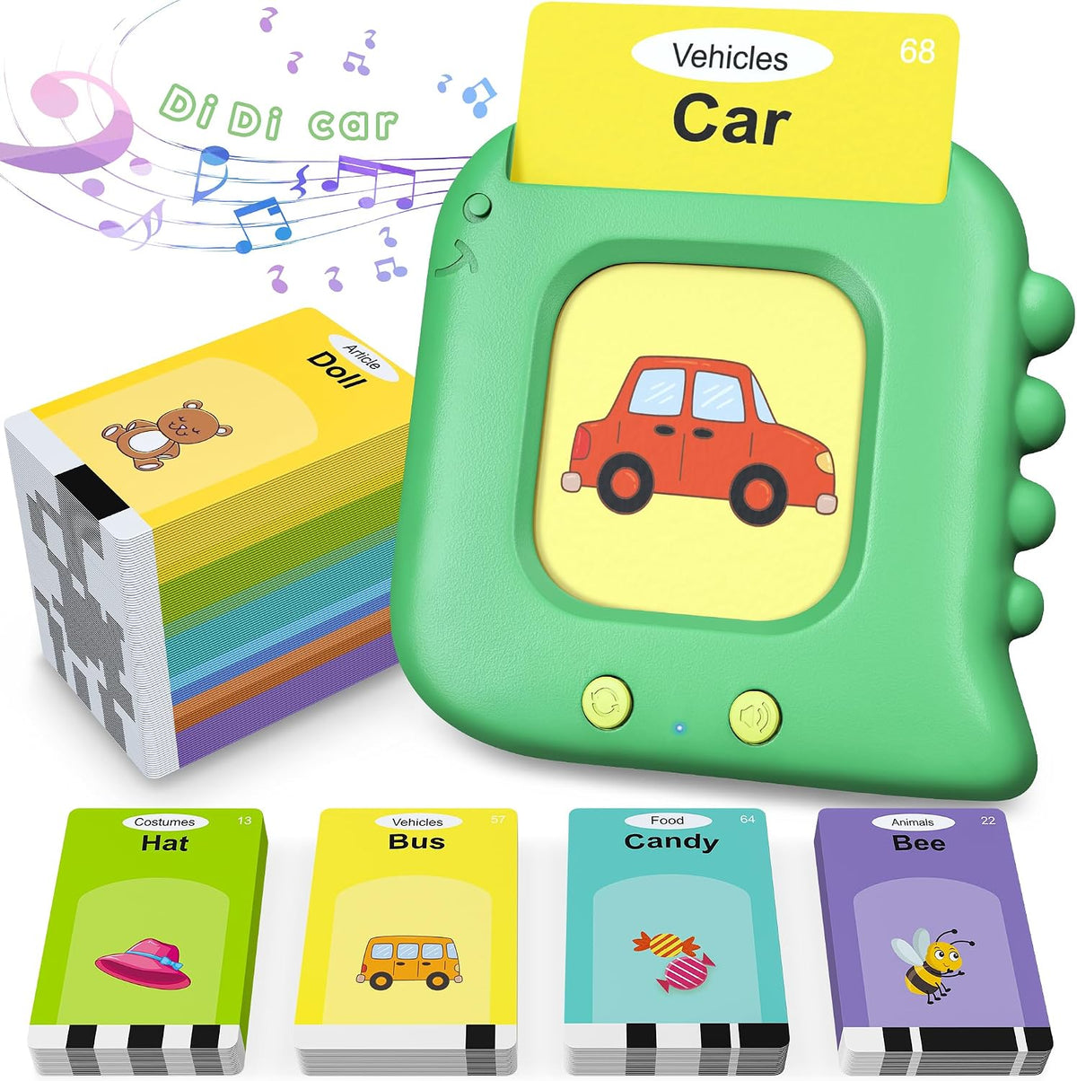 Talking Flash Cards,Kids Toddler Flash Cards with 240 Sight Words | Montessori Toys Autism Sensory Toys,Speech Therapy,Learning Educational Gifts for Age 4 5 6 Years Old Boys and Girls