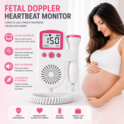Baby Heartbeat Fetal Doppler