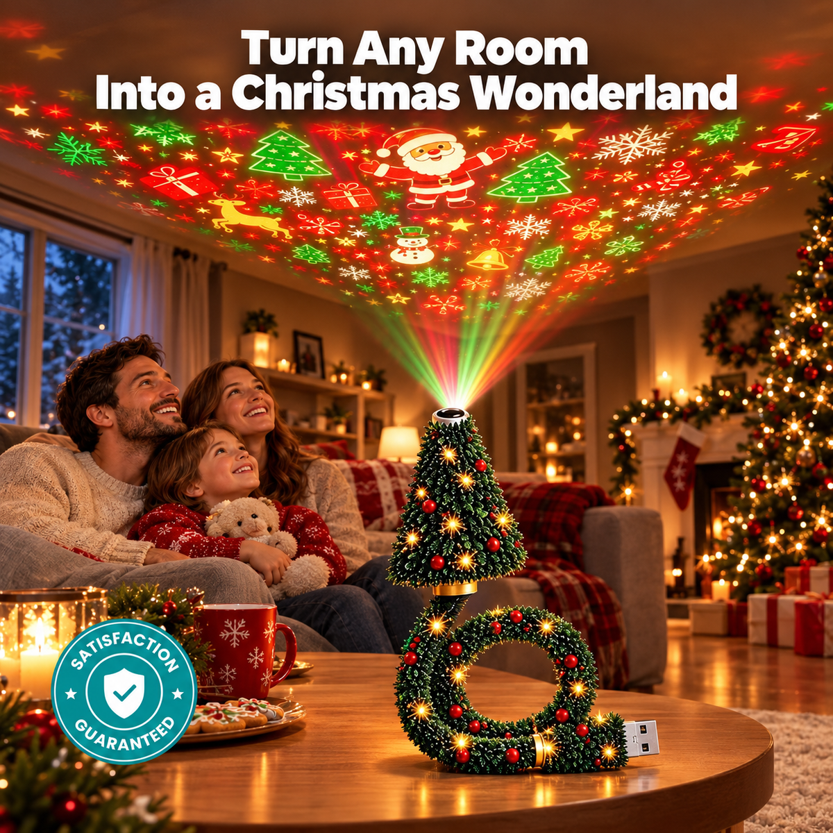 Christmas Ceiling Projector Lamp