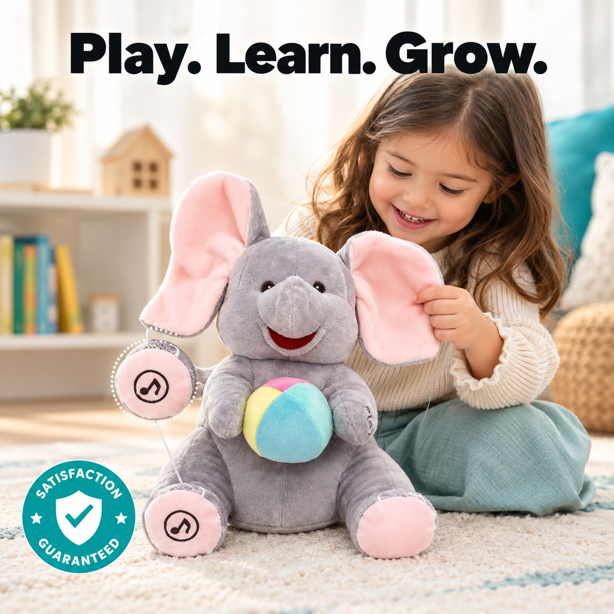 Peek-A-Boo Elephant Baby Toy