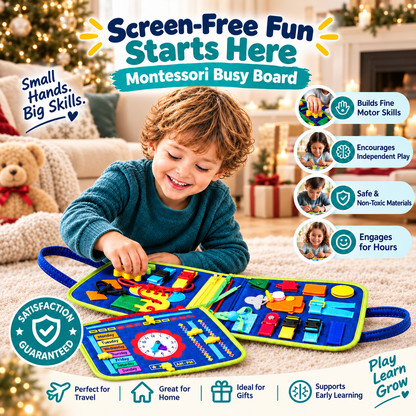 Blipza™ Montessori Busy Board