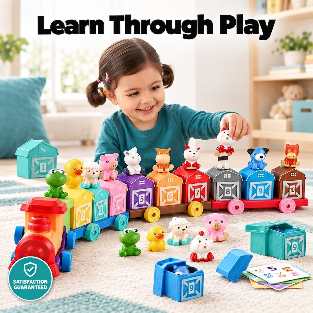 Farm Animal Train Toy