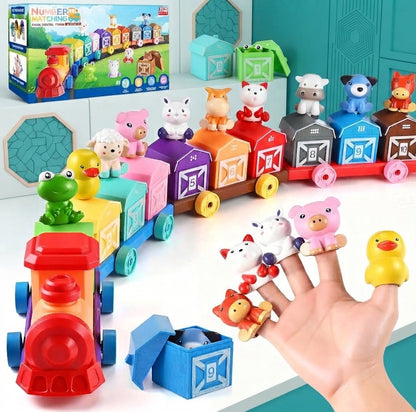 Farm Animal Train Toy