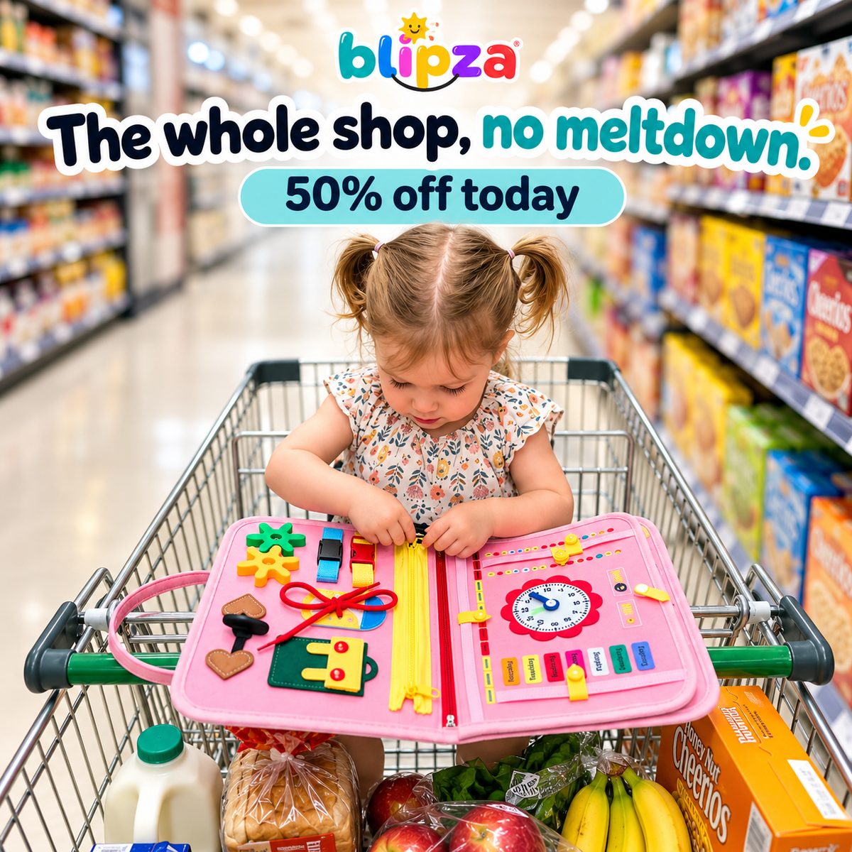 Blipza™ Montessori Busy Board