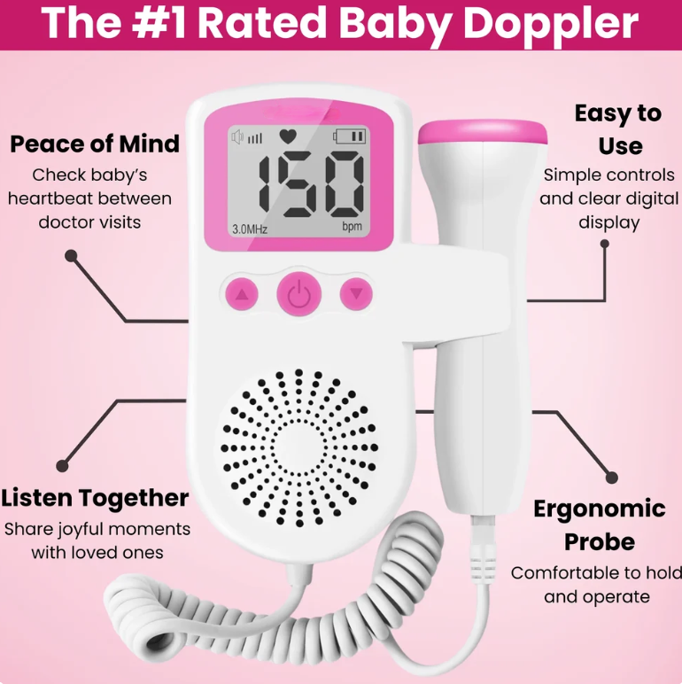 Baby Heartbeat Fetal Doppler