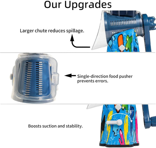 Modern 5 in 1 Rotary Grater