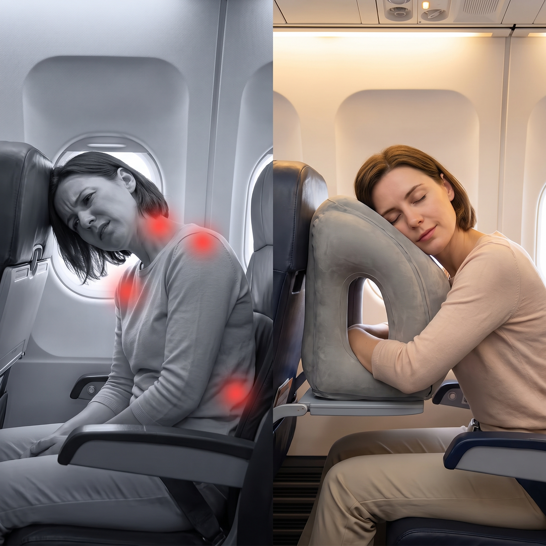 Inflatable Travel Sleep Pillow