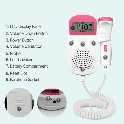 Baby Heartbeat Fetal Doppler
